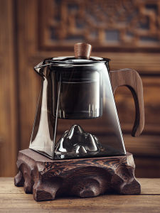 Heat Resistant Glass Tea Pot Set for Office Use Tea Brewing Device Tea Cup Chinese Gongfu Tea Set Home Use Tea Water Separation