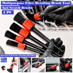 Car Brush Dust Cleaner Wash Detailing Brush Tool Car Aircon Vent Brush Seat Cushion Brush Dashboard Cleaner Brushes Cleaning Tool Kit Tire Tayar Tyre Wheel Microfiber Brush Car Care Kit Product Interior Exterior Detailing Tool