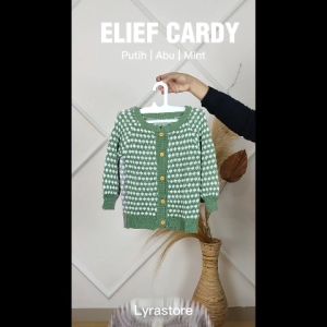 Cardigan Ukuran 1-6 Tahun / ELIEF Kids Cardigan Rajut / Cardy rajut Anak