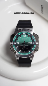 Casio Standard นาฬิกาข้อมือผู้ชาย รุ่น AMW-870AMW-870DAMW-880AMW-880DAMW-870AAMW-870DA(AMW-870-1AAMW-870D-1AAMW-880-1AAMW-880D-1AAMW-880D-2A1AMW-880D-2A2AMW-880D-3AAMW-880D-9A)