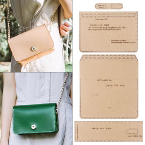 1set DIY Quilting Template Kraft Paper Drawing Pattern for DIY Sewing Womens Fashion Shoulder Bag/Crossbody Bag Pattern Mold