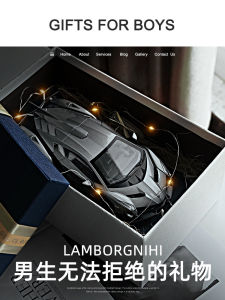 Lamborghini Poison Car Model Alloy Simulation Gift for Boys Birthday Present Collectible Display Toy Metal Race Car Model
