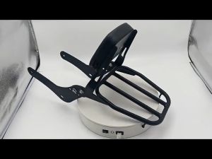 Kawasaki Motorcycle Luggage Rack Luggage Backres Detachable For Kawasaki Luggage Rack VN650 Black Easy to Install