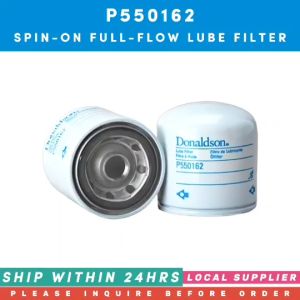P550162 LUBE FILTER [SPIN-ON FULL-FLOW M20 x 1.5] [INQUIRE 1ST PRE-ORDER ONLY!] COMPATIBLE: CATERPILLAR 3I1603 CUMMINS 1855801 FORD 9613320 HYUNDAI XJAU00756 ISUZU 8941357470 MITSUBISHI 3756307100 NISSAN 15208HC300 VOLVO E7410743 XCMG 800158560
