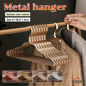 Seeko Elegant Stainless Steel Hanger For Clothes: Non-slip & Durable