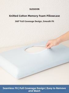 Suxuan | Memory Pillow Specific Pillow Cover Stretch Knit Cotton 40x70cm