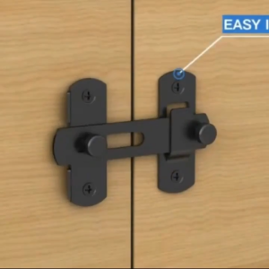 Stainless Steel Barn Door Latch Lock Mini Sliding Door Bolt for Cabinet Pet Door Window Home Security