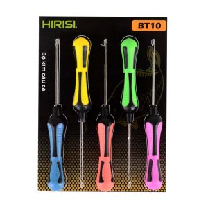 Hirisi BT10 5 Chiếc Thép Không Gỉ Dụng Cụ Câu Cá Chép Móc Liên Kết Mồi Bộ Kim Câu Cá Thiết Bị Làm Dụng Cụ Cho Ngư Dân