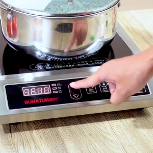 🔥🔥CHRIS 3500W High Power Commercial Induction Cooker Stainless Steel Home Induction Cooktop 电磁炉