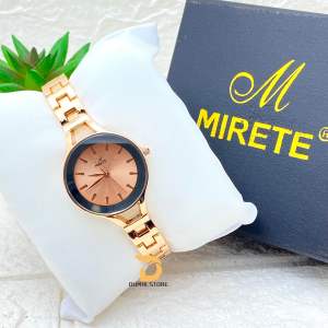 MIRETE ORIGINAL!!! Jam Tangan Wanita Mirete Fashion Tipe R251 Bahan Stainless Tampilan Analog Mewah Dan Elegan Dijamin Sesuai Foto