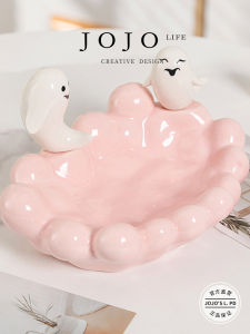 Nordic Ghost Key Storage Organizer Desktop Decoration Entrance Hallway Ceramic Pot Jojos L. Pd.Potential Home Organization