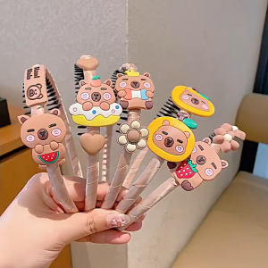 L4 - BANDO SIRKAM ANAK MODEL KARAKTER KAPIBARA PRAKTIS / HEADBAND ANAK KARTUN CAPYBARA KOREAN STYLE