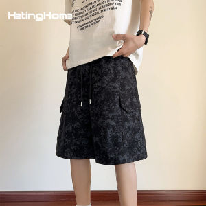 HetingHOME | Hetinghome Loose Fit American Style Five-Quarter Pants Couples Casual Shorts Youthful Energy Polyester Fiber All-Season Wear