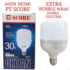 BOHLAM LED SCORE OKTAN 60W 50W 40W 30W E27 GARANSI 1 TAHUN