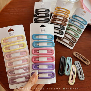 กิ๊บติดผมสไตล์ดีปอมาซอนสำหรับผู้หญิง ทรงด้านข้าง ทรงมุม ทรงบี ตกแต่งผม กิ๊บติดผมดีไซน์เก๋ไก๋ สไตล์เกาหลี ทรงเรขาคณิต