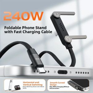Multi-functional Phone Stand and Charging Cable Type-C Quick Charging