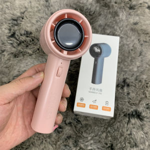 Portable Handheld Turbine Fan Adjustable Wind Power 1-99 Levels Long Battery Life High Wind Force Mini Fan for Home Use