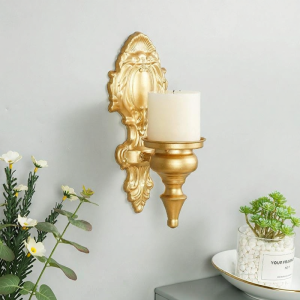 Black Retro Creative Wall Mounted Candle Holder
