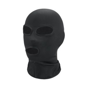 Mặt Nạ Halloween Đen Toàn Mặt Bằng Chất Liệu Spandex Không Có Mặt Che Đầu Dành Cho Người Lớn Dùng Trong Các Bữa Tiệc Hóa Trang Lễ Hội Phụ Kiện Trang Phục.