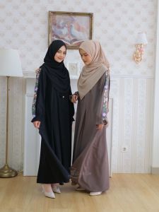 Zayra Hijab & Gamis Yonna Dress Ezochi Lace Bordir Premium