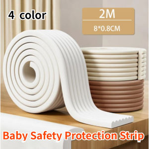 แถบกันขอบโต๊ะแบบมีกาวในตัวหนา 2M ป้องกันการกระแทก - เทปโฟมกันกระแทก - แถบกันมุมเฟอร์นิเจอร์ - แผ่นป้องกันขอบมุมโต๊ะ - แถบกันขอบกันน้ำแบบนุ่ม 3D