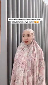 Mukena Dewasa armany silky exclusive grade A dusty rose | Dagu Jersey & Karet | Sereen Series zanora