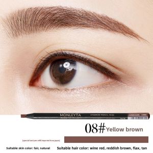 MONLEYTA | Long-Lasting Waterproof Sweat-Proof Non-Smudging Womens Eyebrow Pencil Sharpener Blade Type Makeup Artist Professional