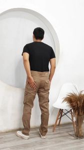 AKAJE Celana Cargo Panjang Basic Outdoor Bahan Katun Premium Streetch Melar Elastis Pria Wanita