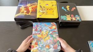 🔥【SG READY STOCK】🔥400PCS Pokemon Card Album Card Book TCG Holder Album for Children Portable Pocket book Playing Card Sl