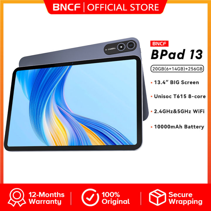 BNCF Bpad 13แท็บเล็ต13นิ้ว6GB RAM 256GB ROM Android 15 | Lazada.co.th
