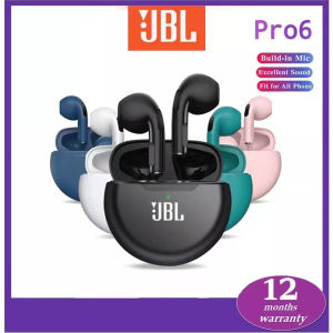 ♥Limit Free Shipping♥JBL Pro 6 TWS Wireless Headphones Bluetooth Earphones In Ear Earbuds Earpod Sports Gamer Pods Headset Smart Touch Control