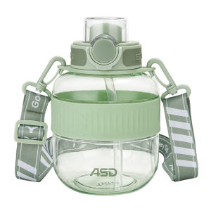 ASD | Sports Tritan Heat-resistant Straw Water Bottle Large Capacity