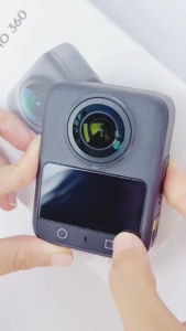 ฟิล์มกระจกกันรอย DJI OSMO 360 ชุด 2 ชิ้น Tempered Glass Film Protector For DJI Osmo 360