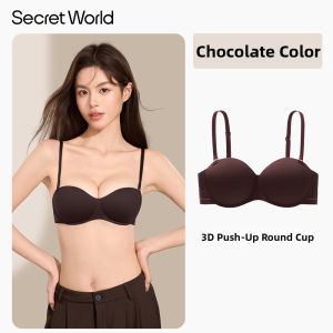 Secret World | Lift and Enhance Invisible Low Neck Half Cup Bra