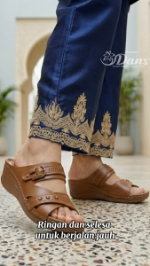 Dans Kasut Tapak Lembut Selesa Ringan Comfort Wanita / Perempuan - Hitam / Coklat MY448104