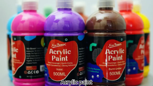 Hight Quality Acrylic Paint 500ML Waterproof and Fade-resistant Out Matte Paint Artist Inks Paints