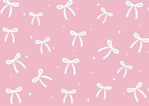 Pink Bowknot Placemat Non-Slip Design Universal Placemat for Home Kitchen & Bedroom