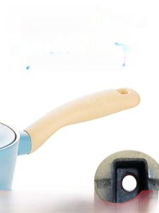 Neoflam Ceramic Pot Handle Cooking Utensil Retro Style Milk Pan Wok Fry Pan Kitchen Accessories Durable Heat Resistant Handle