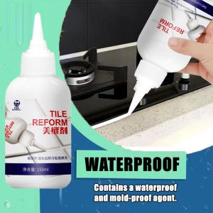 150ml Tile Gap Beauty Grout Epoxy Sealant Aide Repair Seam Filling Reform Wall Glue tile grout sealant roof sealant tile grout epoxy 100 % EFFECTIVE Tile Reform Repair Grout Crack Filling Whitener Tile Sealant | Removes Unwanted Stain In lines
