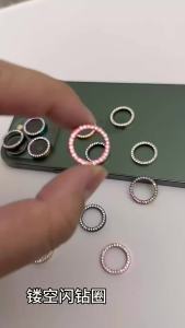 Miếng Dán Kính Cường Lực Bảo Vệ Camera iPhone 17 Pro Max Chống Xước Viền Sáng Bóng Bảo Vệ Toàn Diện Ống Kính