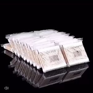 BY108 Cotton Bud Swab Pembersih Korek Kuping Telinga Bambu Kayu Refill