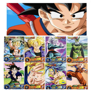 Bandai | 5 Packs Dragon Ball Z Cards Goku Vegeta Frieza Majin Buu Broli Piccolo Action Figures Paper Card Trading Collection Gift Toy