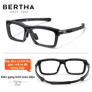 Bertha | Gọng Kính Thể Thao Nam Chống Mờ Chống Đổ Không Trượt