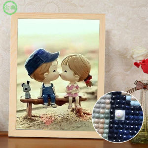 2025 New Diamond Painting Couple Cartoon Home Decor Bedroom Living Room Boys Girls Cross Stitch Artwork Unframed Modern Simple