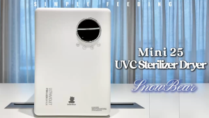 Snow Bear Mini 25 UVC steriliser & Dryer (19L) with UK/SG 3 Pin Plug & Safety Mark