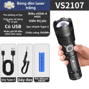 Đèn Pin LED Du Ngoạn Bền Nhỏ Gọn Mẫu Mới 2024