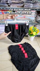 Celana Dalam Wanita Golden Nick Khusus Hitam 937H | Cd Wanita GN Bahan Katun Lembut