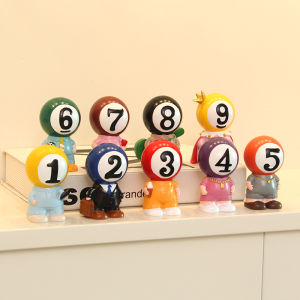 Billiard Hall Cueclub Cashier Decorative Creative Ornaments Billiards Little Doll Store Opening Gift Decoration