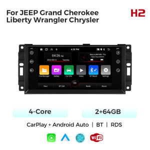 MEKEDE Android OS Car Radio 7 Inch 2GB+64GB Wireless CarPlay GPS RDS BT WIFI For JEEP Grand Cherokee Liberty Wrangler Chrysler