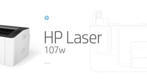 HP LaserJet 107w Single Function Monochrome Printer Hp 107 - Lazada